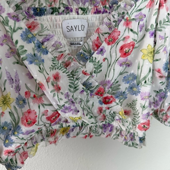 NWOT SAYLOR Teryn Floral Skirt and Top Set Women’s Size XS Casual Boho Garden - Picture 8 of 16